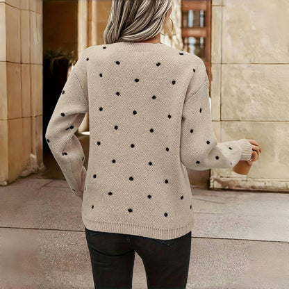 Romy | Cozy Dot Sweater