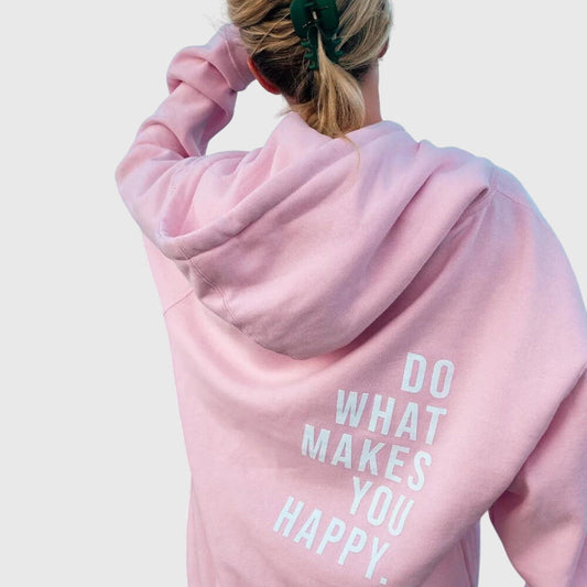 Comfortable Graphic Print Hoodie for Women with Drawstring Hood Long Sleeve Relaxed Oversized Knit Style