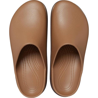 Comfortable Clogs for Women with Closed Toe Backless Cushioned Platform Slip On Style