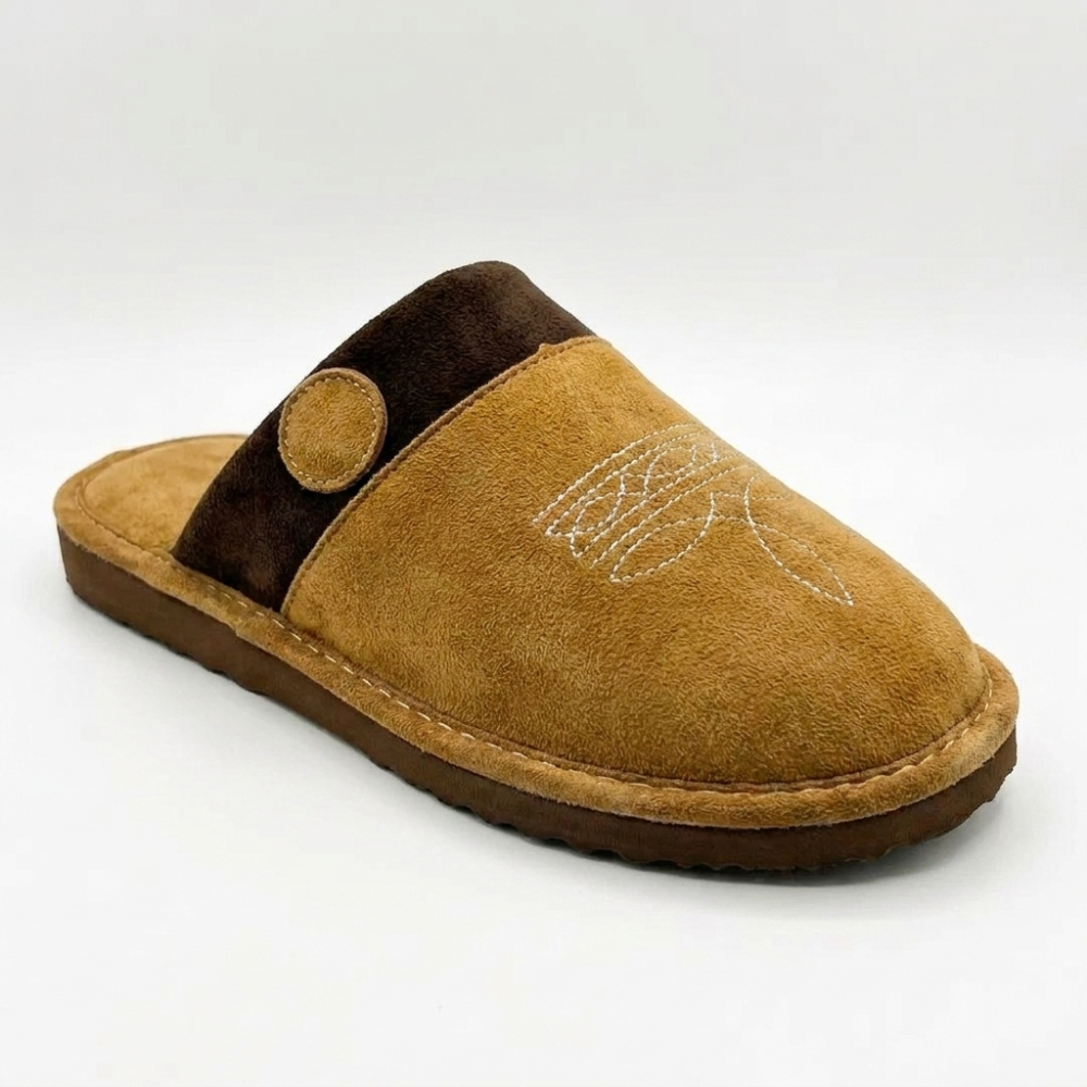 Comfortable House Shoes for Women with Faux Fur Lining Closed Toe Backless Slip On Style