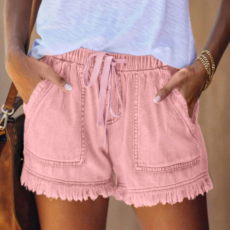 Damen Denim Shorts | Ausgefranst