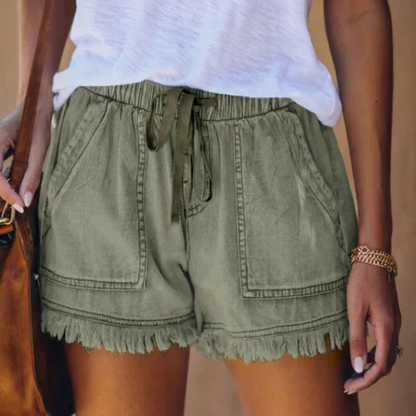 Damen Denim Shorts | Ausgefranst