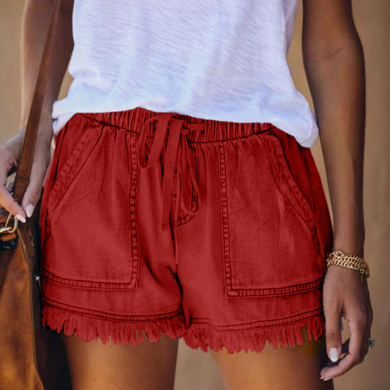 Damen Denim Shorts | Ausgefranst