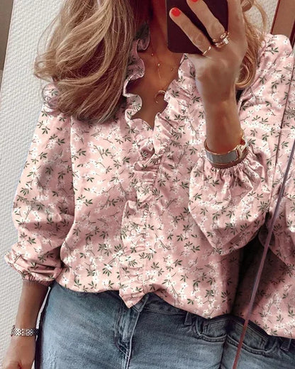 Enola | Feminine Blouse with Playful Ruffles