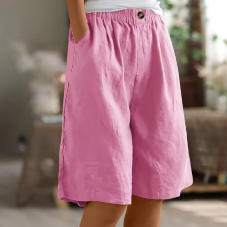 Damen Weite Culotte Shorts | Lässig