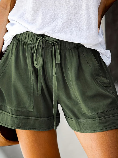Delia | Women's Casual Drawstring Relaxed Shorts