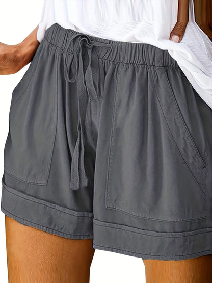 Delia | Women's Casual Drawstring Relaxed Shorts