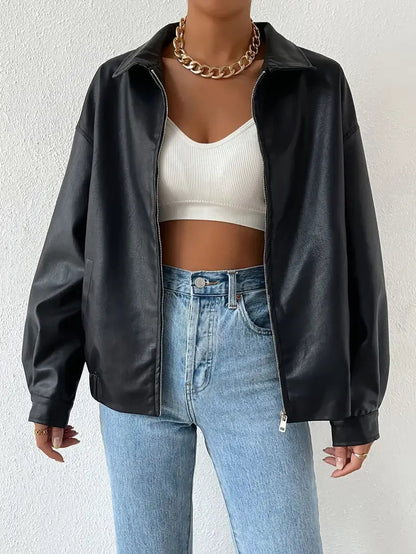 Lena | Women's Oversized Zip-Up Jacket